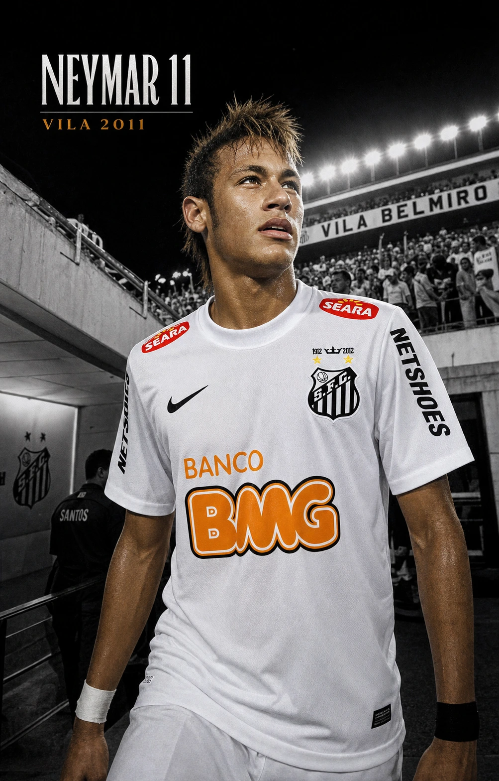 Neymar en Santos 11/12